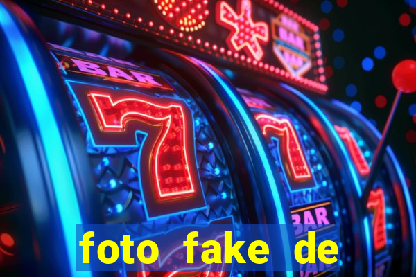 foto fake de mulher no espelho